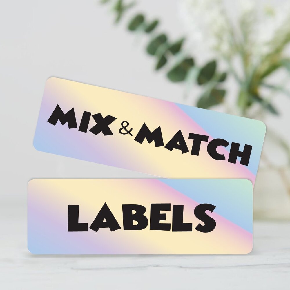 New! Mix & Match Sticker Labels – (48 ct)